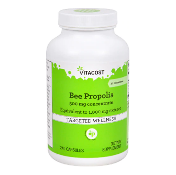 Vitacost Bee Propolis 500 mg Concentrate - 240 Capsules