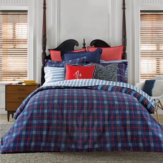Boston Plaid Comforter Set By Tommy Hilfiger