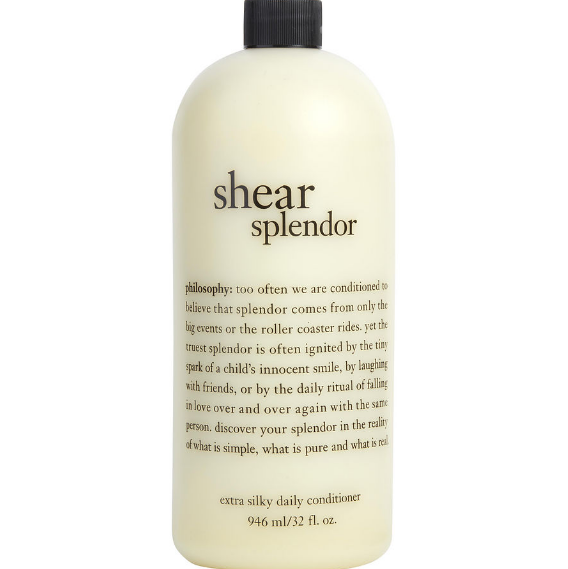 Philosophy Shear Splendor Extra Silky Daily Conditioner-- 32oz