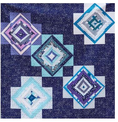 Wishing Star Quilt Kit Multi Fabric