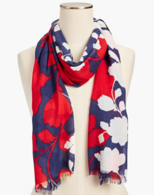 Lively Floral Scarf