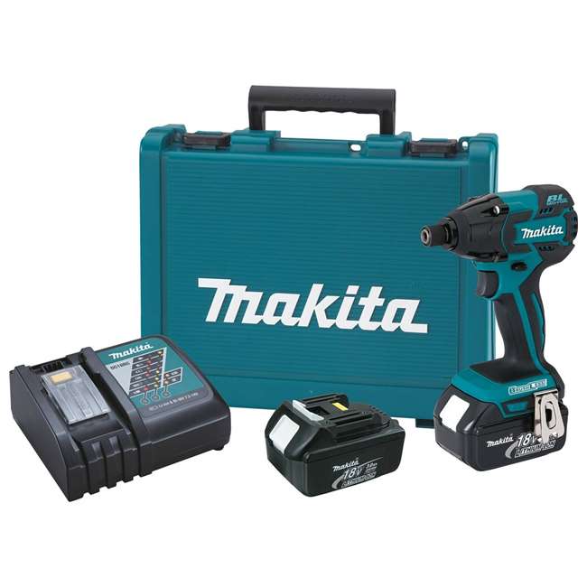 Makita 18-Volt LXT Lithium-Ion Cordless Impact Driver Kit & Bit Set