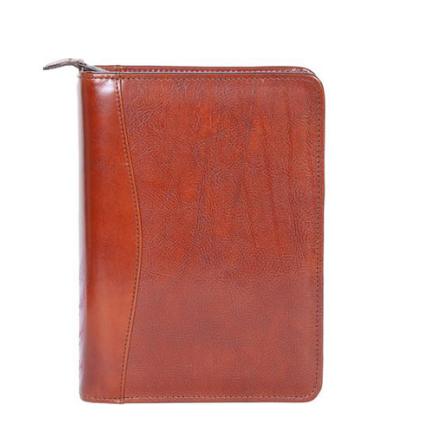 Scully Zip Weekly Planner Italian Leather 8053Z