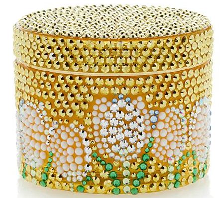 PRAI 24K Gold Wrinkle Repair Creme 3.4 oz. in Bejeweled Floral Jar