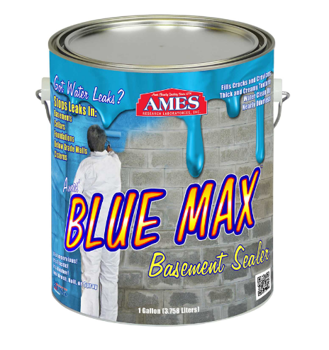 Ames Blue Max Matte Translucent Blue Water-Based Waterproof Sealer 1 gal.