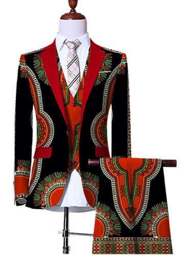 Africa Flavour Printing Business Fashion Blazers for Men