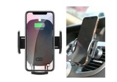 Wireless Qi Charging Smartphone Car Mount with Auto Open and Close