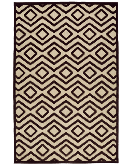 Kaleen Rugs A Breath Of Fresh Air Brown And Beige Rectangular: 2 Ft 1 In X 4 Ft Rug