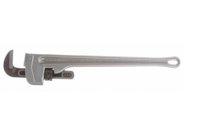 24" Straight Pipe Wrench, Aluminum, 3" Jaw