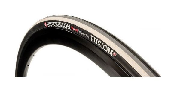 Hutchinson Fusion 3 Tubeless Road Bike Tire 700x23 Folding Bead Black/Gray/White