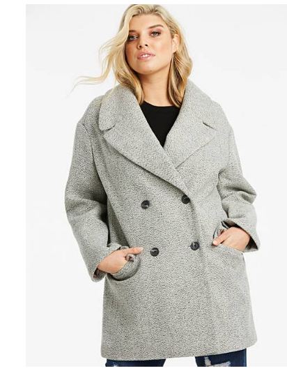 Oasis Curve Jasmine Relaxed Coat