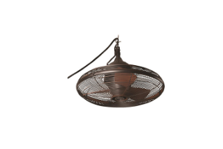 Allen + Roth Valdosta 20-in Oil Rubbed Bronze Indoor/Outdoor Downrod Ceiling Fan (3-blade)