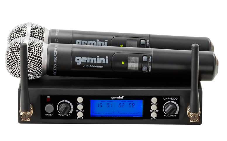 Gemini UHF-6200M UHF Dual Handheld System