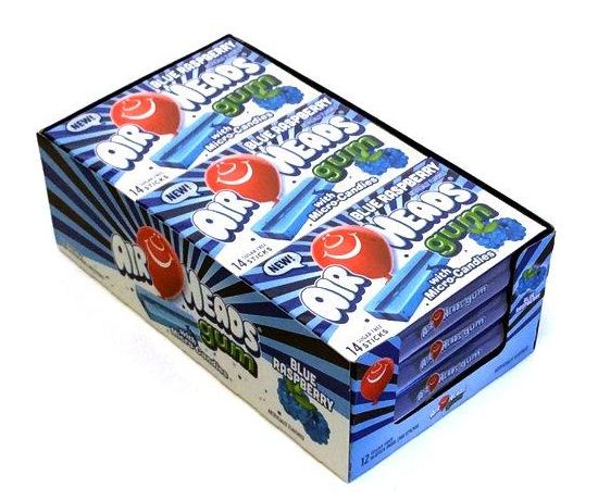 Airheads Gum Blue Raspberry Box