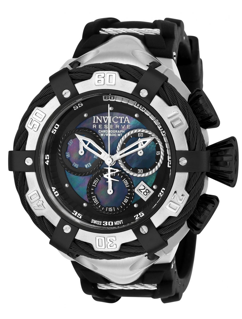 Invicta Men's 21365 Bolt Quartz Chronograph Black Dial Watch