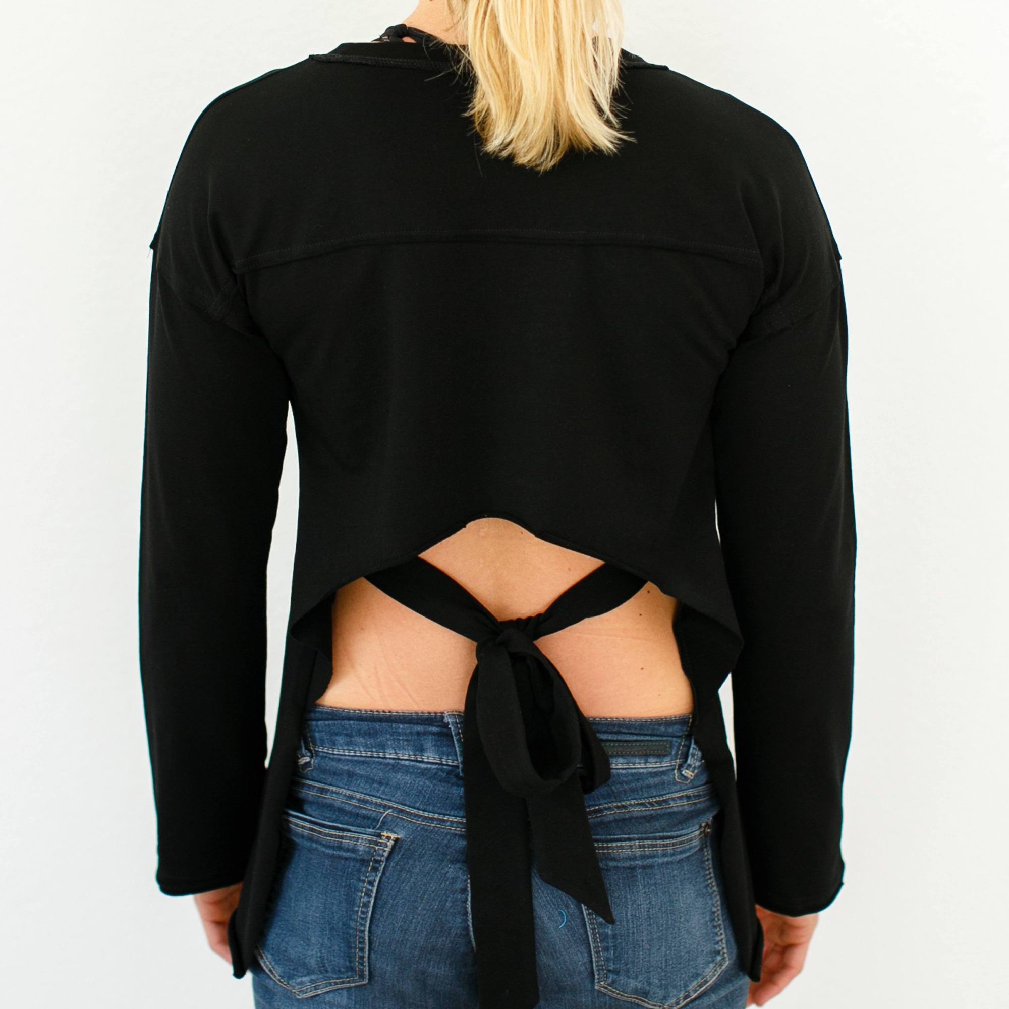 All Tied Up Long-Sleeve (Black)