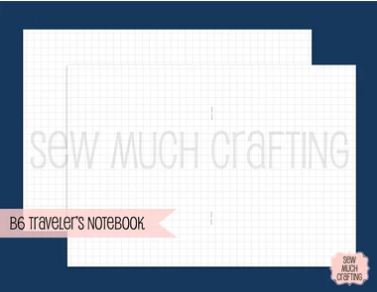 Grid Paper for Traveler's Notebooks