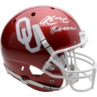 Kyler Murray Oklahoma Sooners Autographed Schutt Replica Helmet With "Heisman 18" Inscription