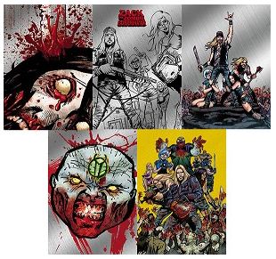 Zack the Zombie Exterminator: Kickstarter Metallicard Set
