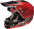 FLY Kinetic Canard Helmet- [Red/Black] (XX-Large)