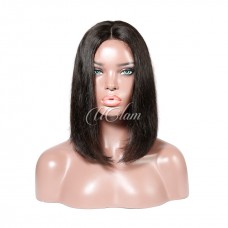 Uglam Hair 2X6 Bob Lace Front Wigs With Middle Part