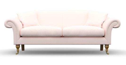 Browning Large Sofa In Echo Rose Quartz