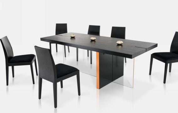 Vision - Modern Black Floating Dining Table