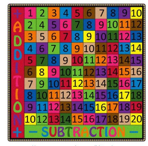Addition and Subtraction Rug